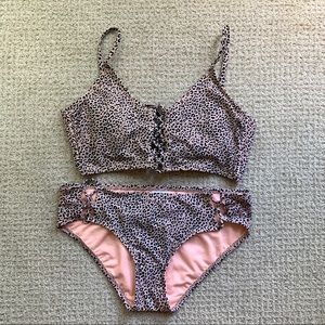 Xhilaration Cheetah Pink Bikini